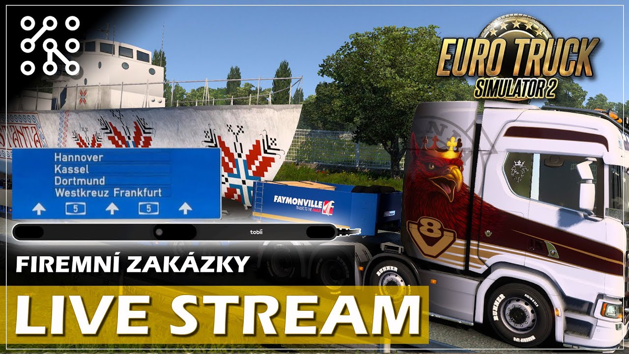 LIVE STREAM - Prohlídka nového Německa | Dedik server kROBOT | EURO TRUCK SIMULATOR 2 CZ - ETS2