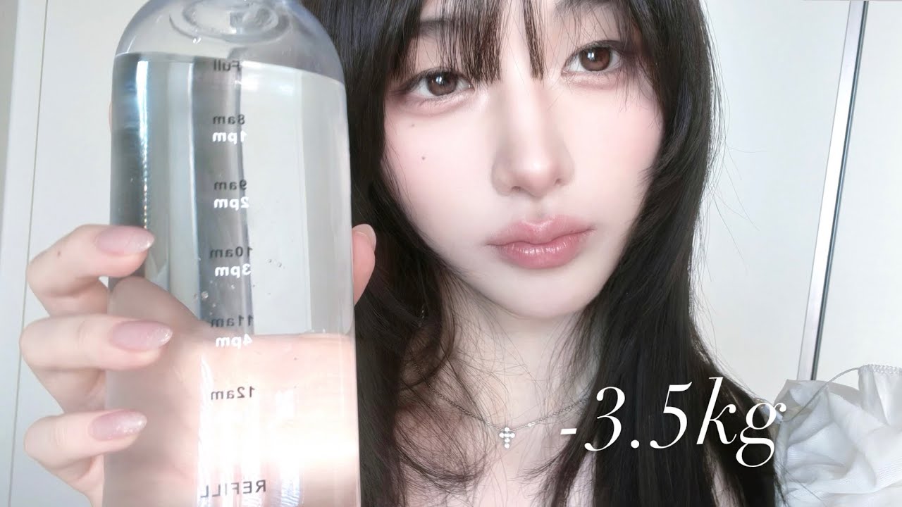 3일 물단식 diet vlog ₊˚｡⋆❆ 생각보다 효과가 컸던 다이어트 방법