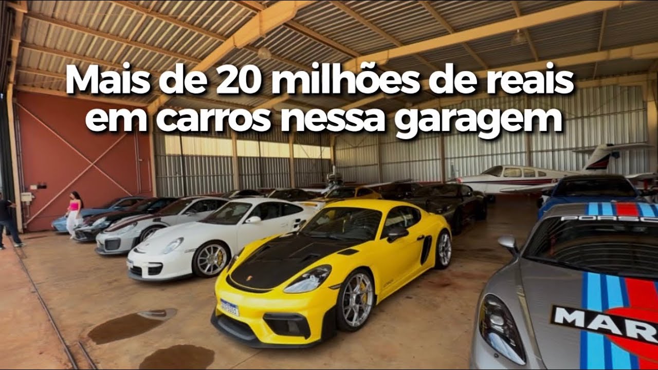 Entrei em uma garagem com os carros MAIS exclusivos do Brasil! Race Experience PARTE 1.
