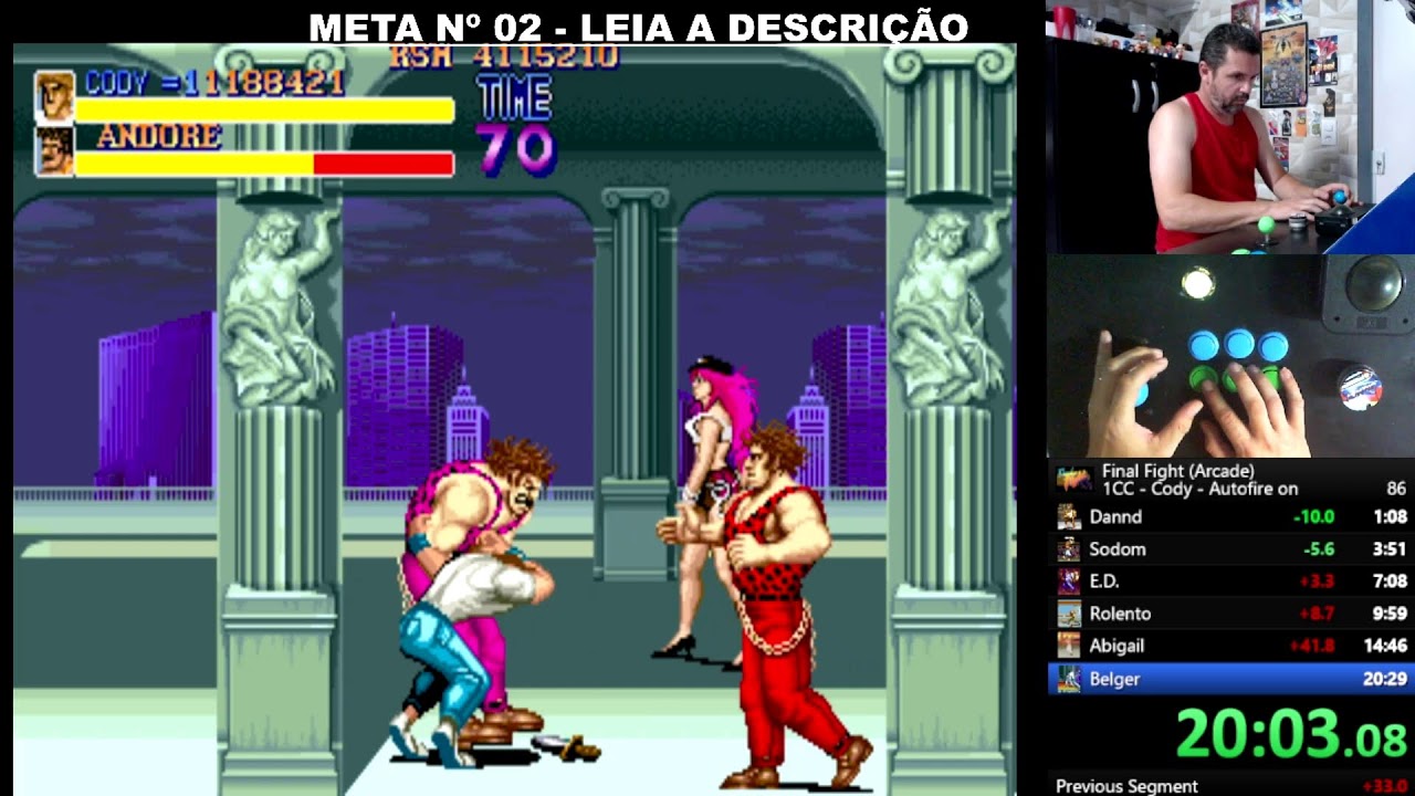 LIVE 18/01 - META FINAL FIGHT, A MAIS ESTRESSANTE DE TODAS. ATÉ O MOMENTO, 6 METAS REALIZADAS :)
