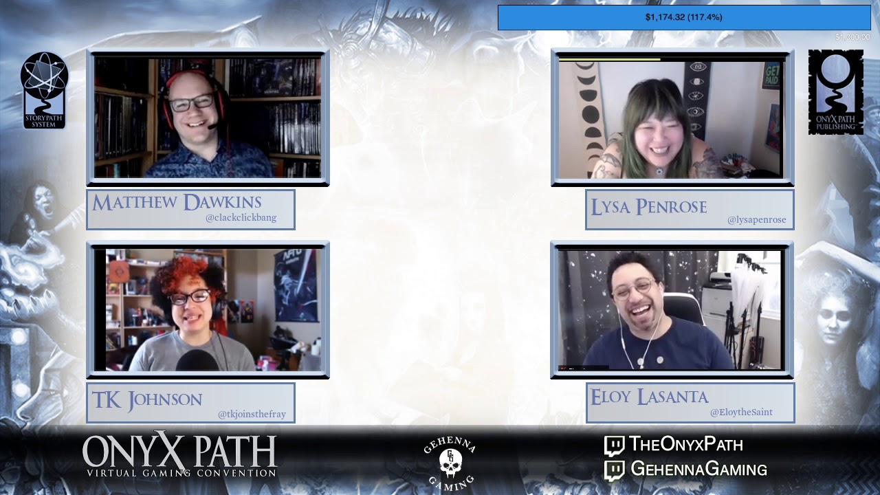 #OnyxPathCon Create Your Best Character [PANEL]