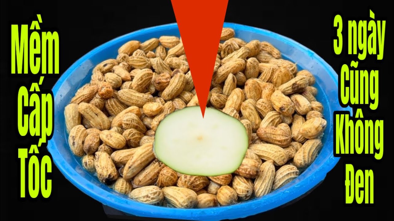 Bí Quyết Luộc Đậu Phộng Mềm Cấp Tốc Nhanh Gọn Để 3 Ngày Cũng Không Bị Đen