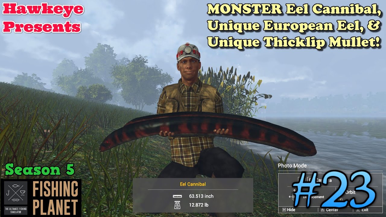 Fishing Planet #23 - S5 | MONSTER Eel Cannibal, Unique European Eel, & Unique Thicklip Mullet!