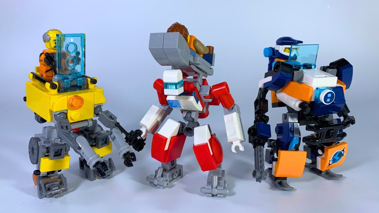 Lego City Mechs and Robots! - Lego Mocs by M1NDxBEND3R