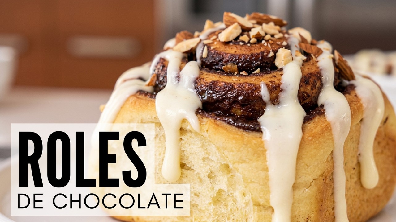 ¿Cómo hacer los ROLES de CHOCOLATE GLASEADOS MÁS SABROSOS?