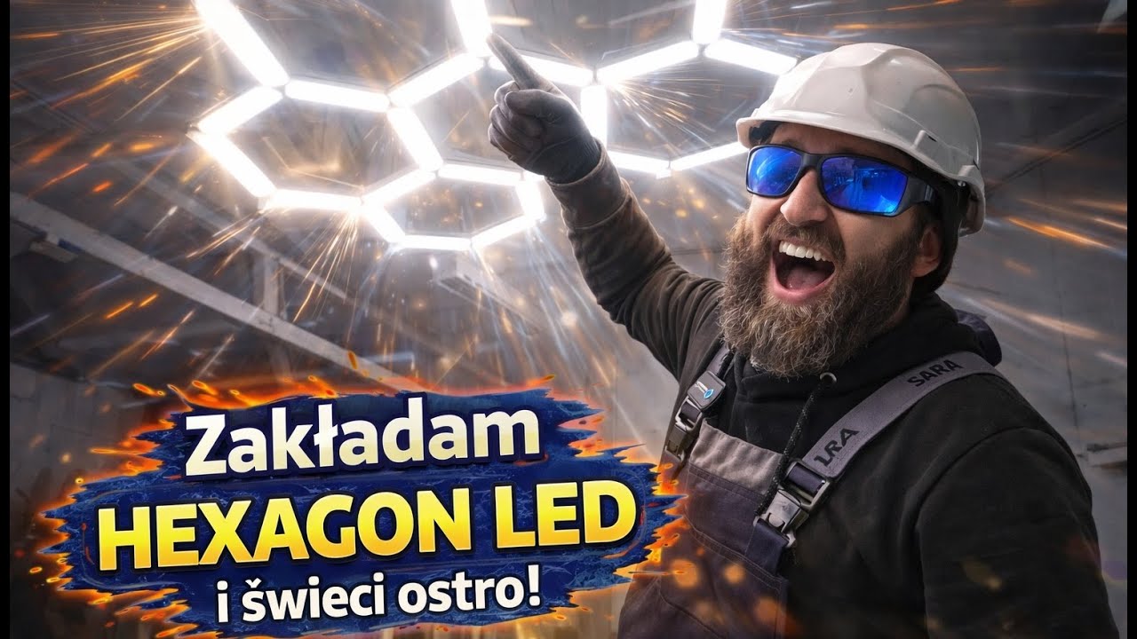 Składam Hexagon LED do Warsztatu!