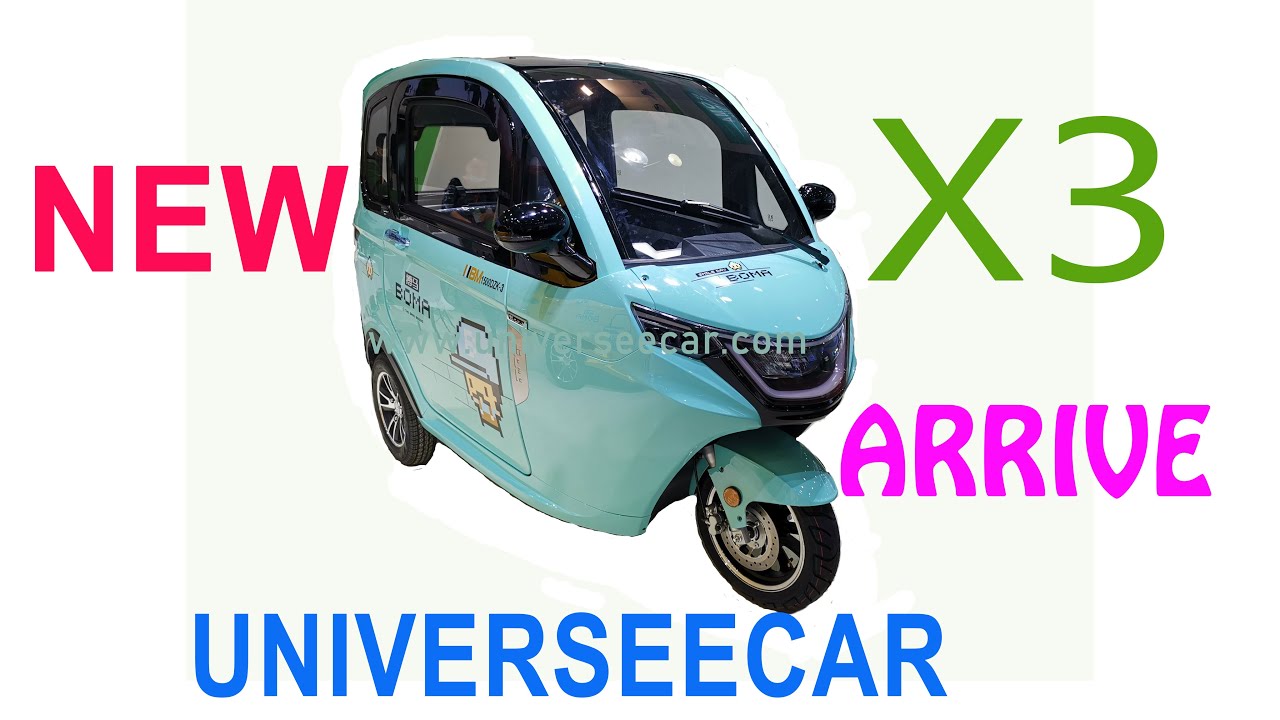 X3 new design electric cabine trike for England