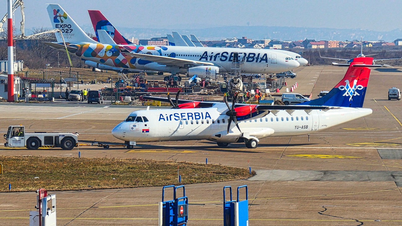Belgrade Airport Terminal Plane Spotting | Airbus A330, ATR 72, Embraer E2 + MORE