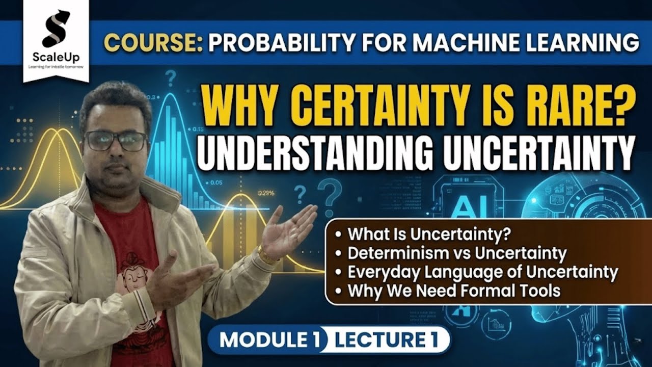 L1 Why Certainty is Rare ? Understanding Uncertainty