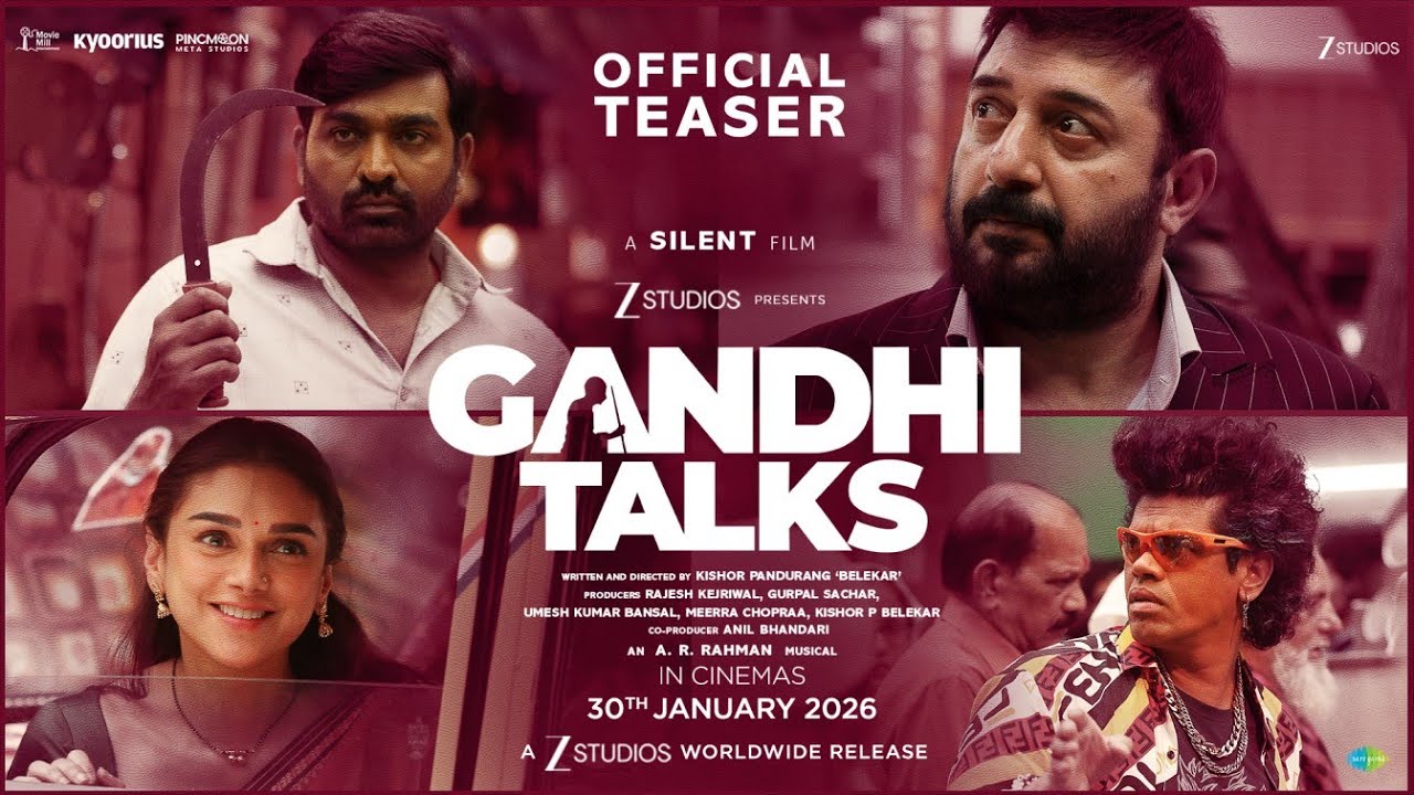 Gandhi Talks Marathi Teaser | Vijay S | Arvind S | Aditi R | A.R. Rahman | Siddharth J | 30th Jan