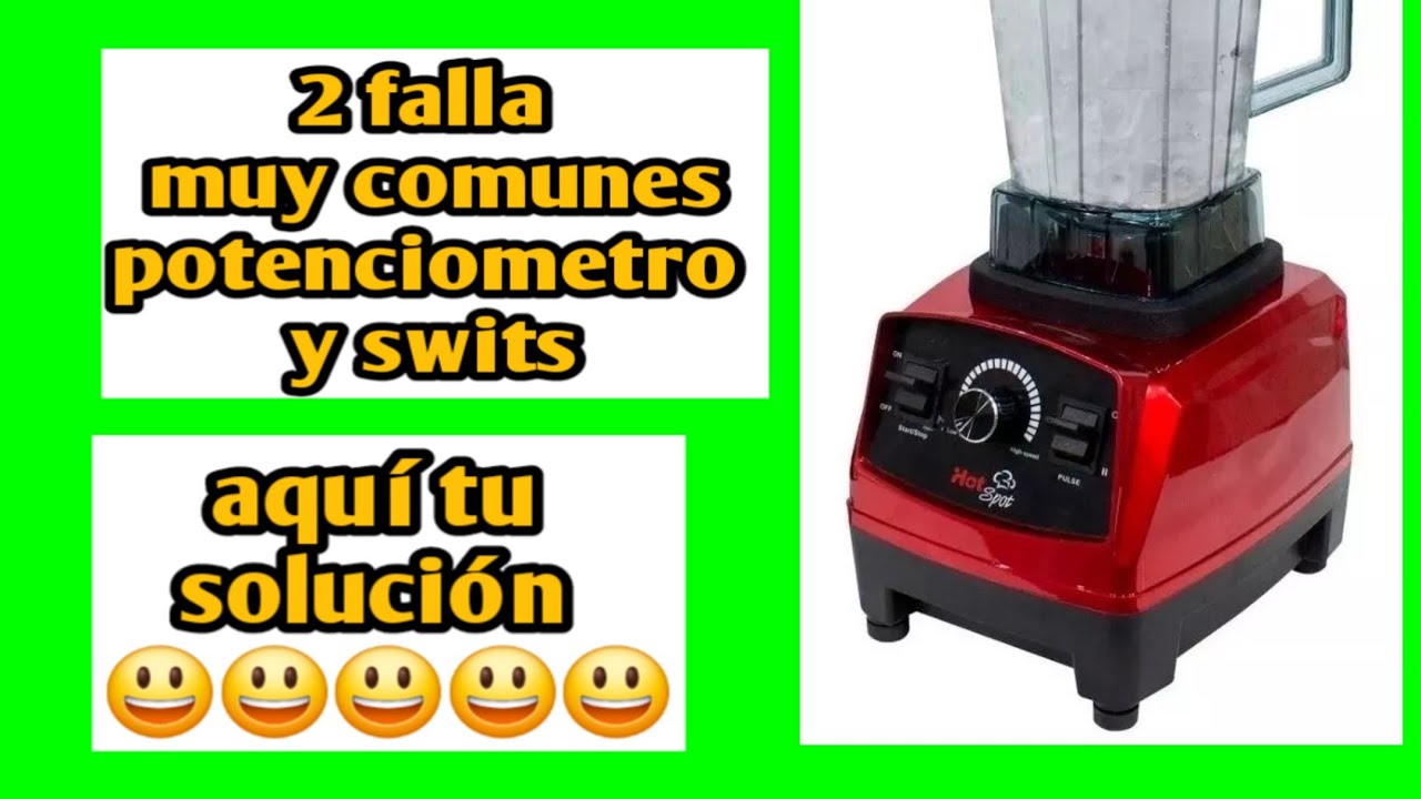 como arreglar regulador y swits de licuadora Hot Spot