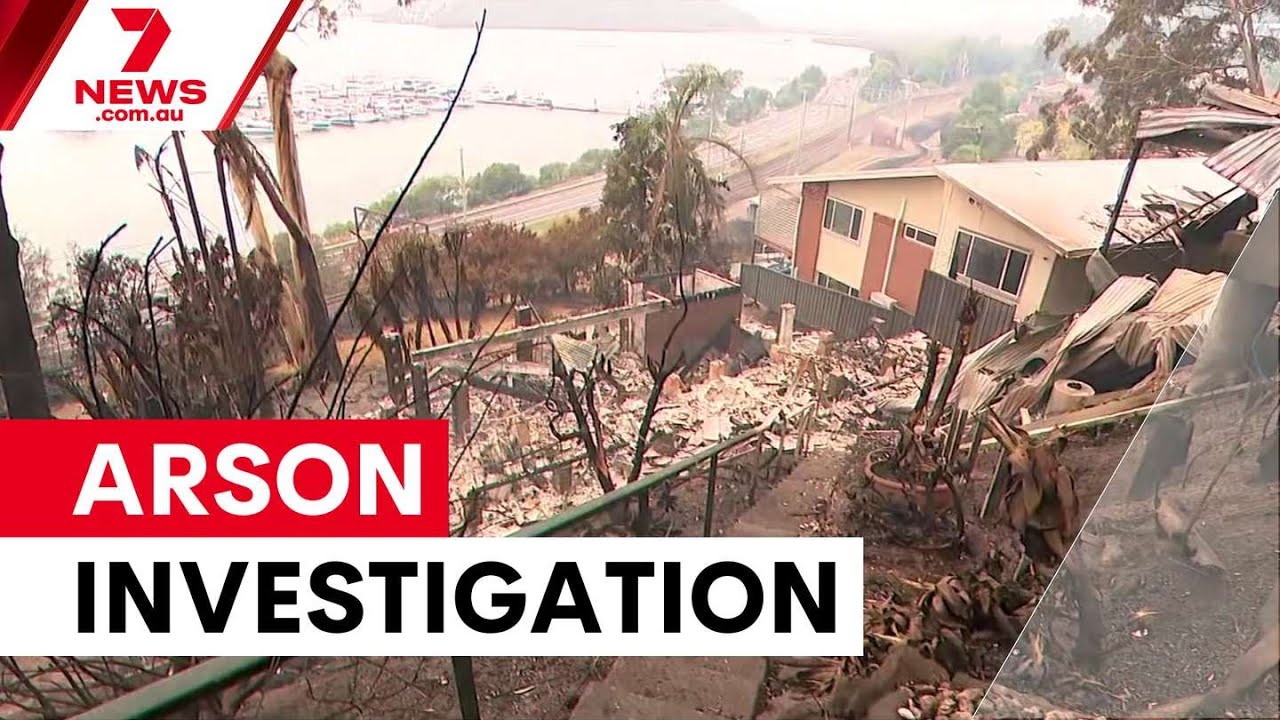 Koolewong fire investigation reveals arson evidence | 7NEWS