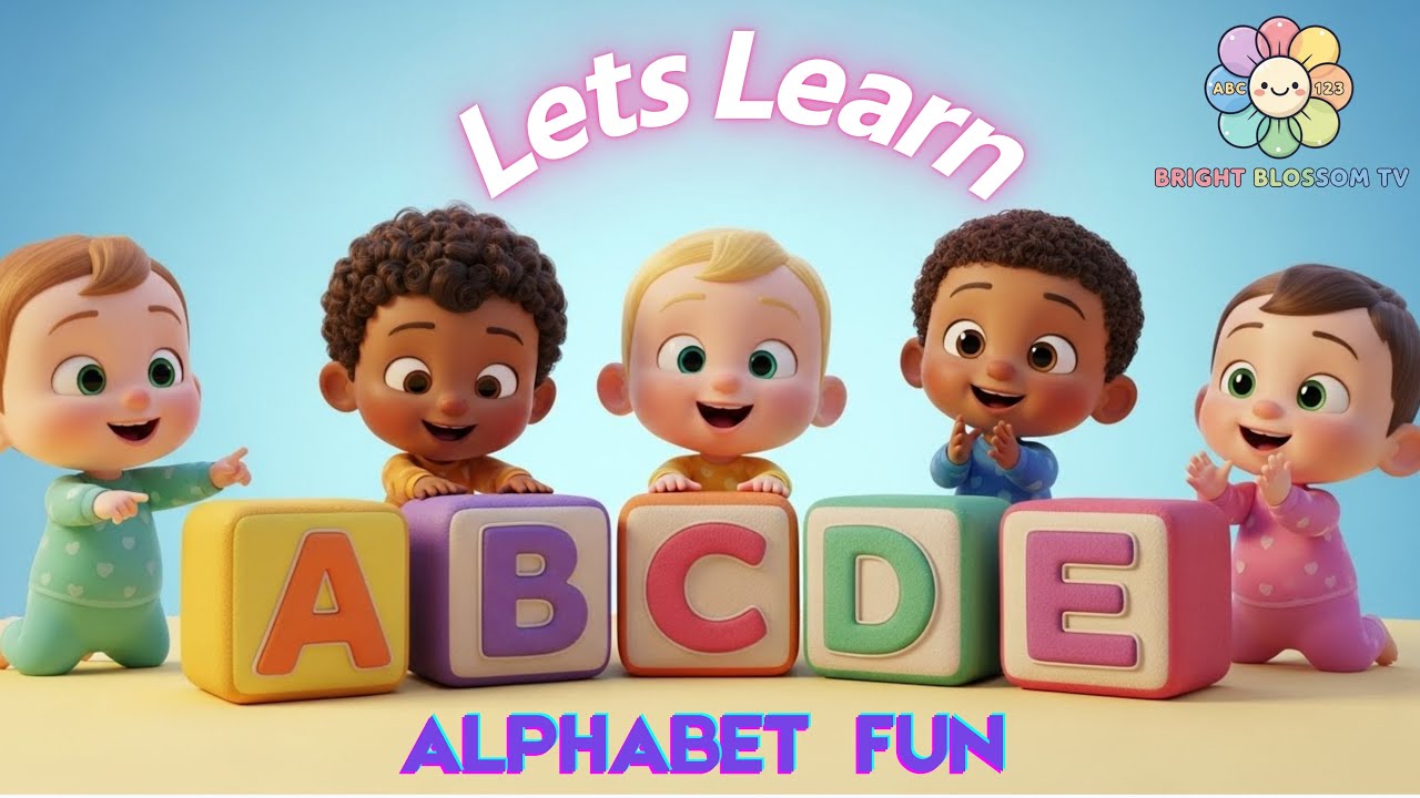 A B C D E | Learn Alphabet Letters | ABC Phonics Song for Kids