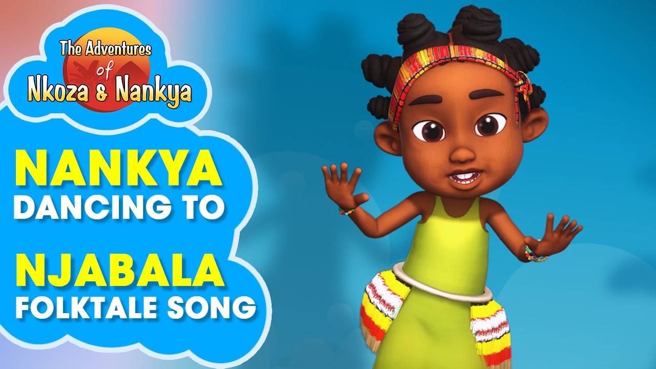 Little Nankya Dancing to Njabala a Memorable Ugandan Folktale Song | Nkoza & Nankya | Kids Songs