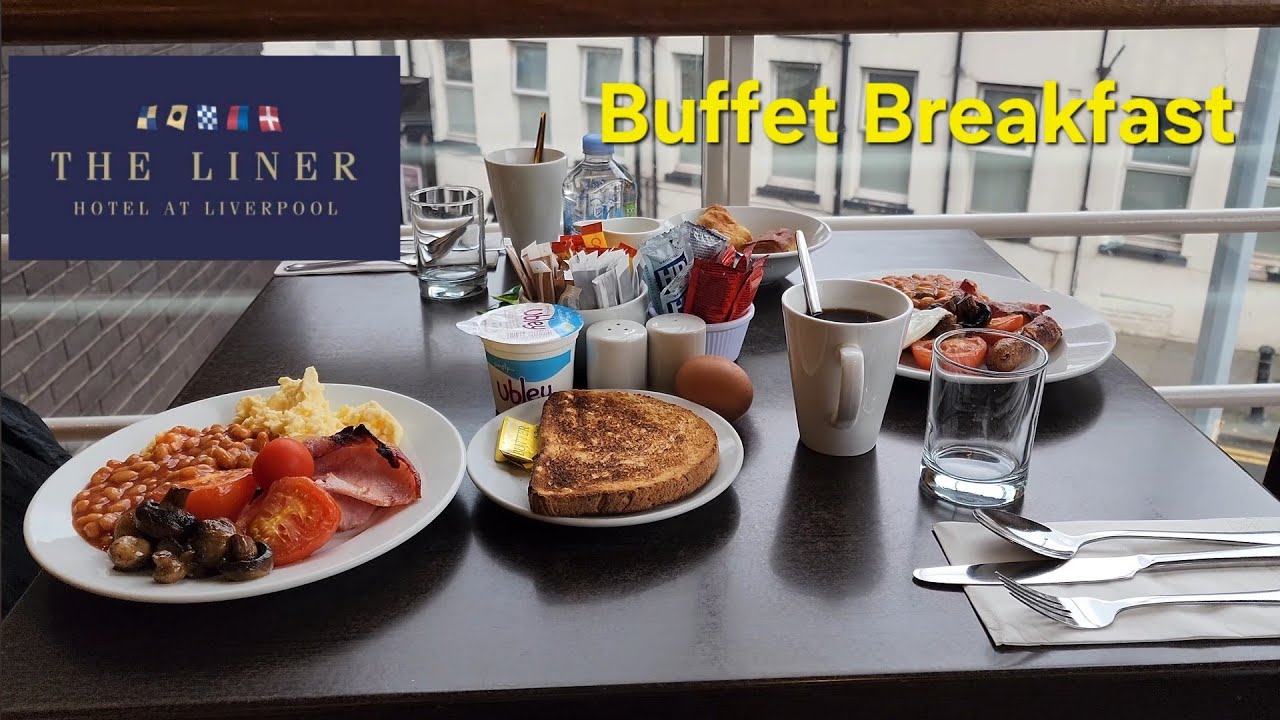 The Liner Hotel Buffet Hot Breakfast Liverpool Merseyside England Great Britain UK United Kingdom