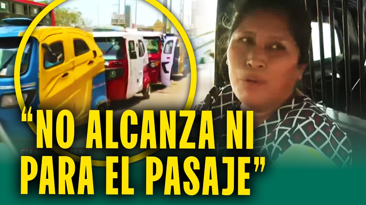 El drama de los mototaxistas por la crisis del gas: A punto de quedarse sin trabajo y comida