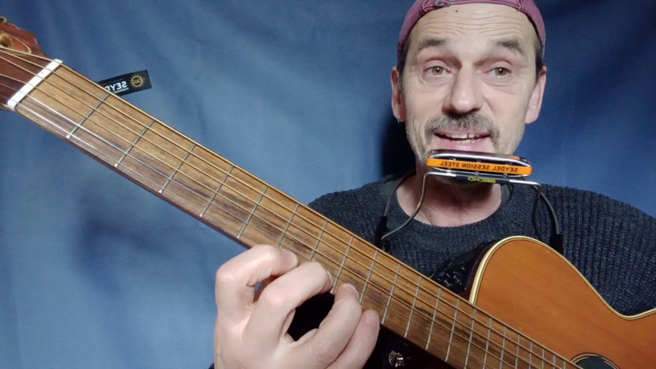 tuto simple guitare et Harmonica alt&eacute;rer le 4