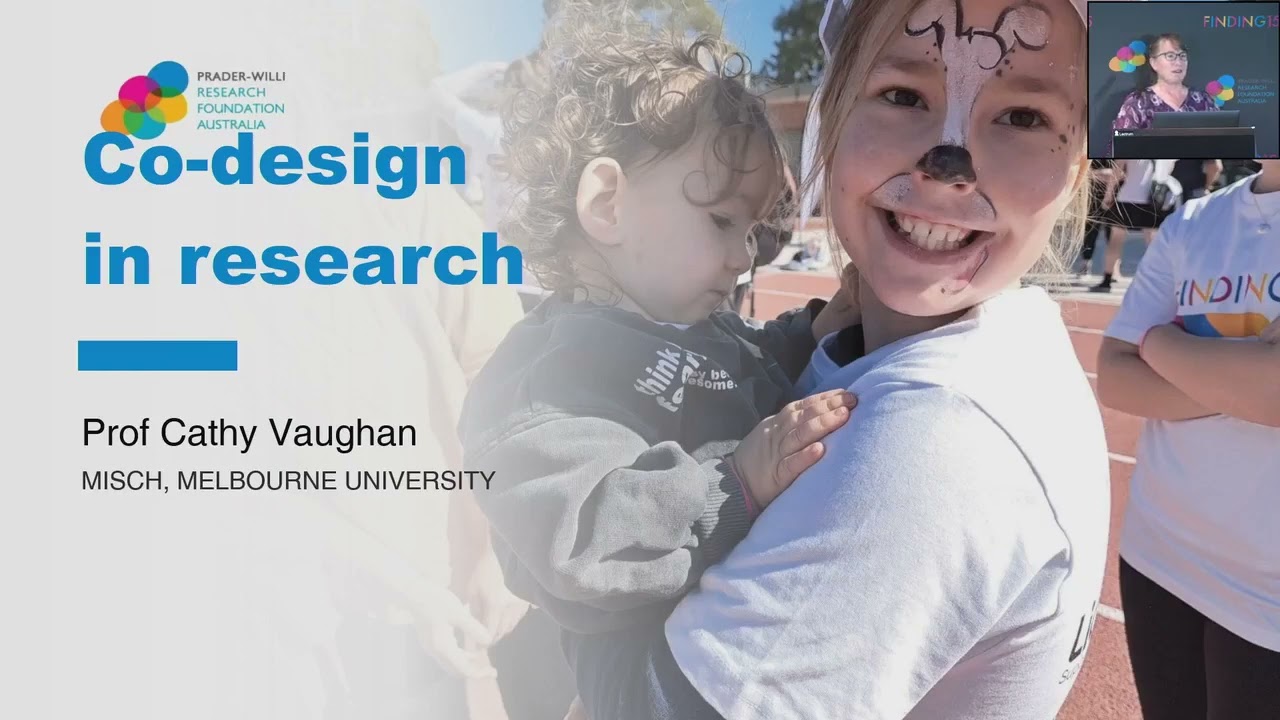 Co-design in research by Prof Cathy Vaughan