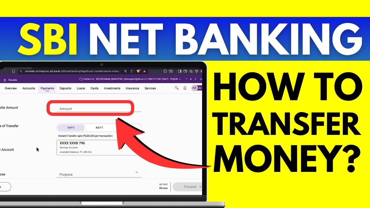 How to Transfer Money from SBI Net Banking?