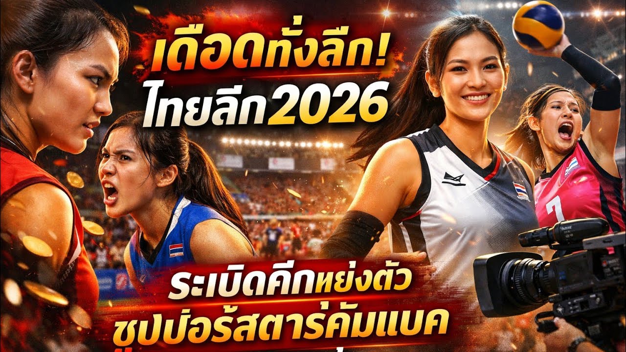 “เดือดทั้งลีก! ไทยลีก2026 ระเบิดศึกแย่งตัว ซูเปอร์สตาร์คัมแบค ฟรีทีวีถ่ายสดทั้งประเทศ!”