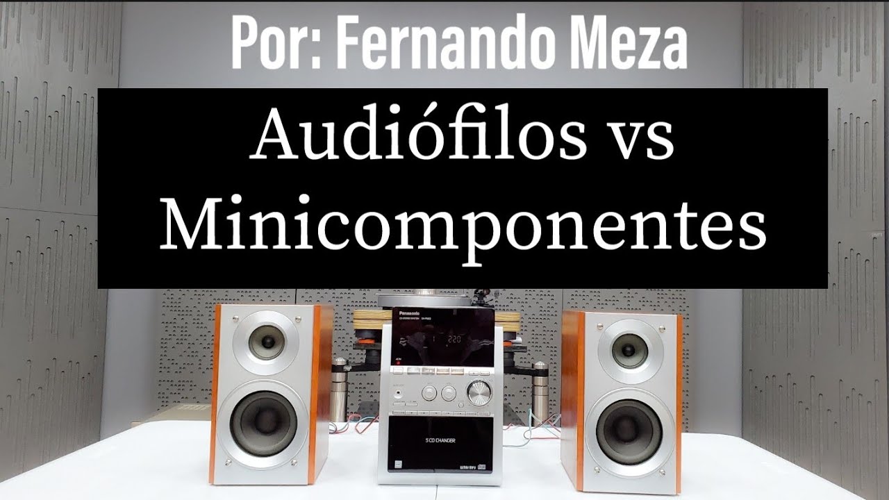 Audiófilos vs Minicomponentes