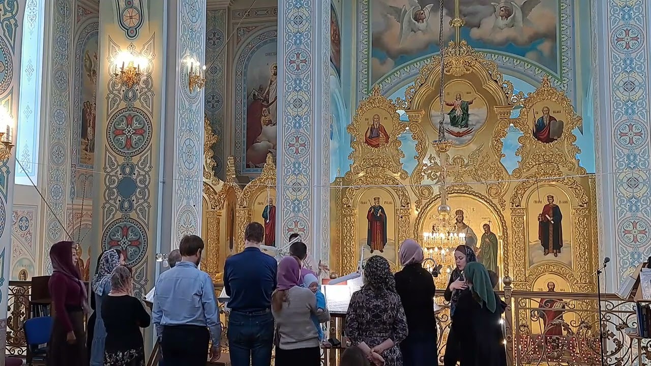 “Просительная ектения” (Б. Лебедев). Регент Екатерина Артюхова.