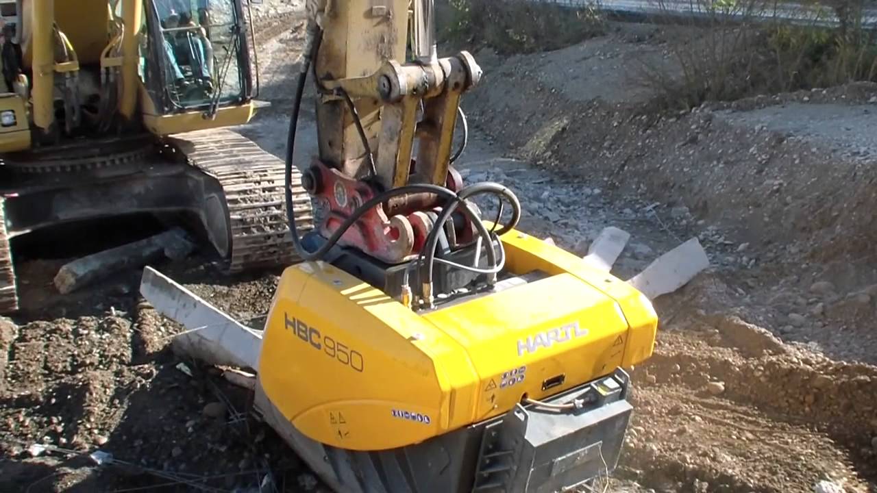Переработка бетонных шпал HBC 950 HARTL