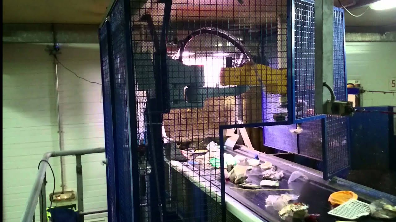Wall-B (Artificial Intelligence enhanced Robot to recover recyclables from waste) at Work