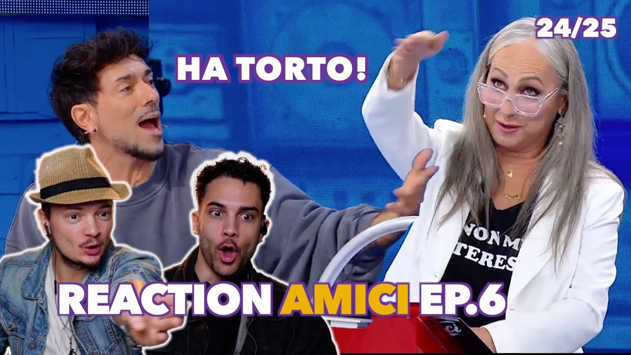 Litigata Assurda tra Celentano e Emanuel Lo | Reaction Amici ep.6