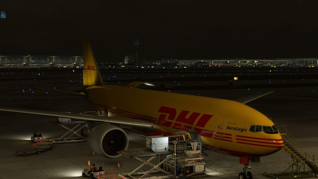 DHL 777F Pudong, Shanghai Approach (MSFS)