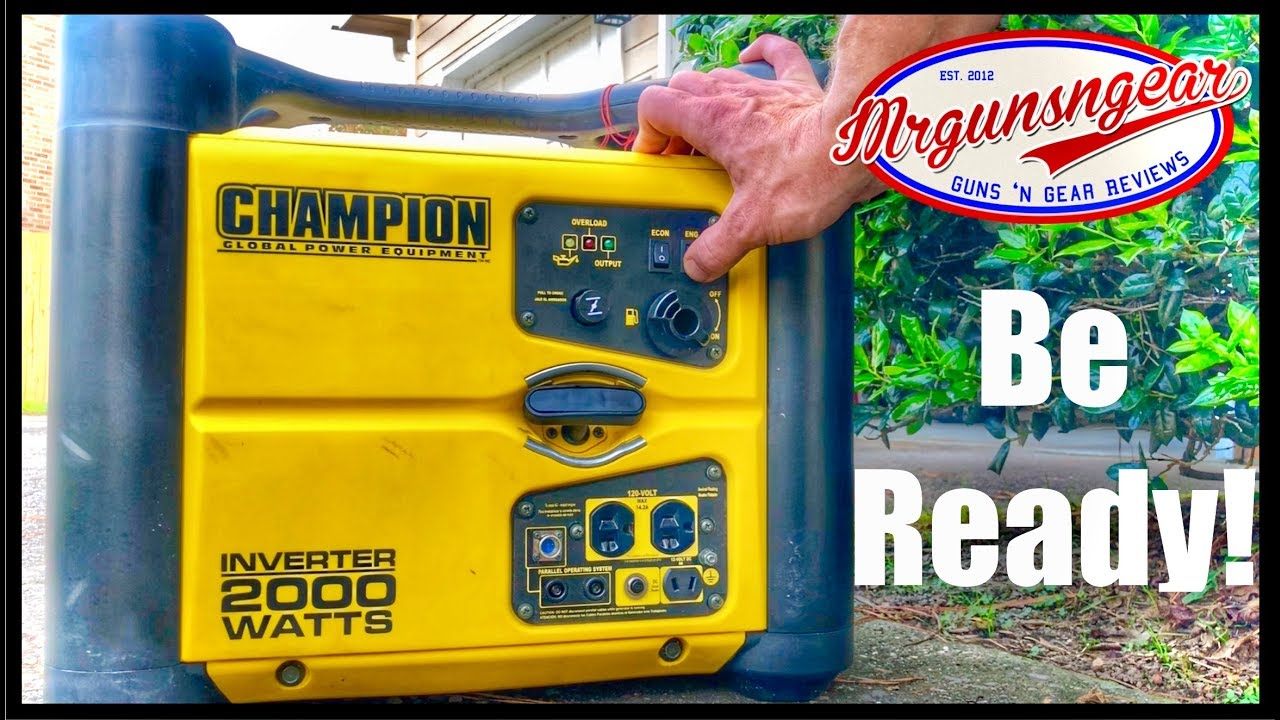 Champion 2000 Watt Stackable Portable Inverter Generator Review