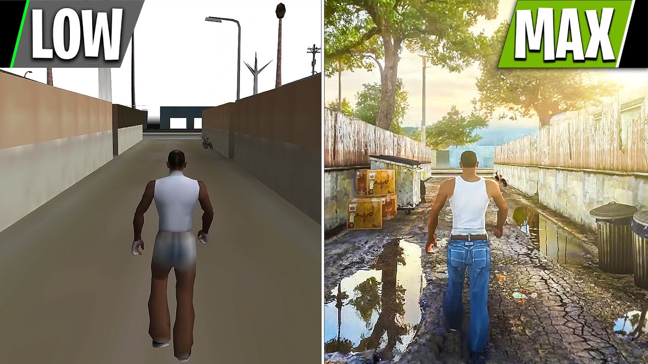 LOWEST vs HIGHEST Graphics in Every GTA Game! (GTA 3 &rarr; GTA 5)