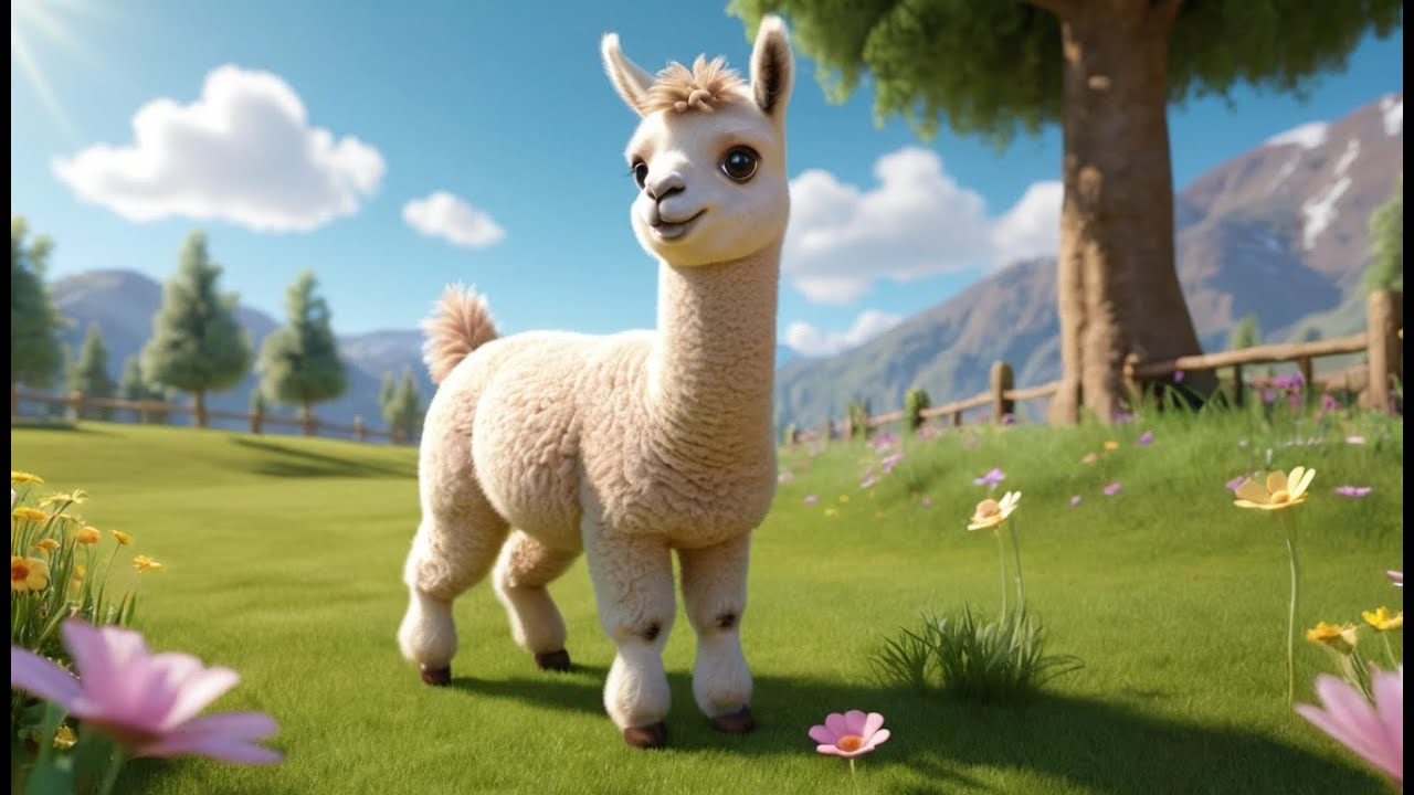 Llama bebé de Minecraft rodó colina abajo | Canciones Infantiles y Rimas para Niños