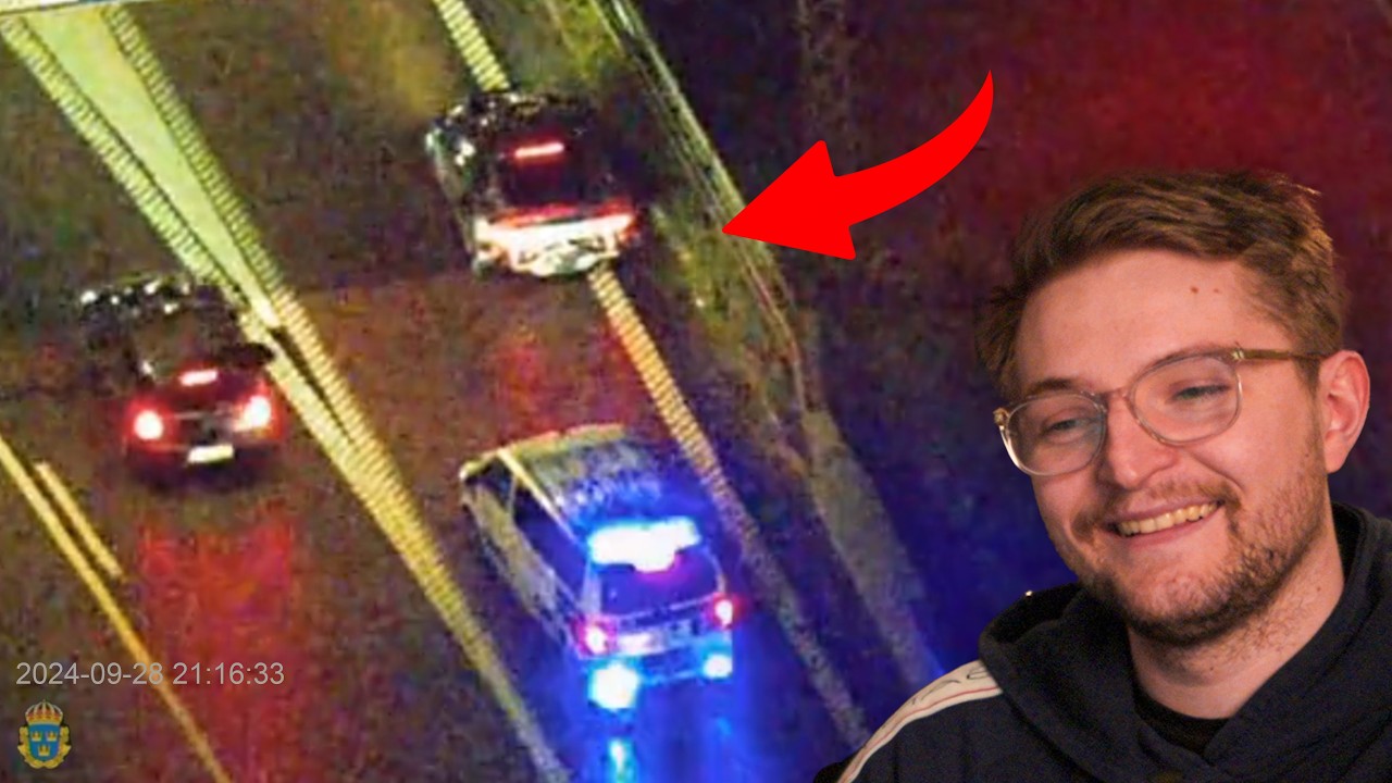 REAGERAR P&Aring; N&Auml;R JAG &Auml;R MED I F&Aring;NGAT P&Aring; POLISENS KAMERA