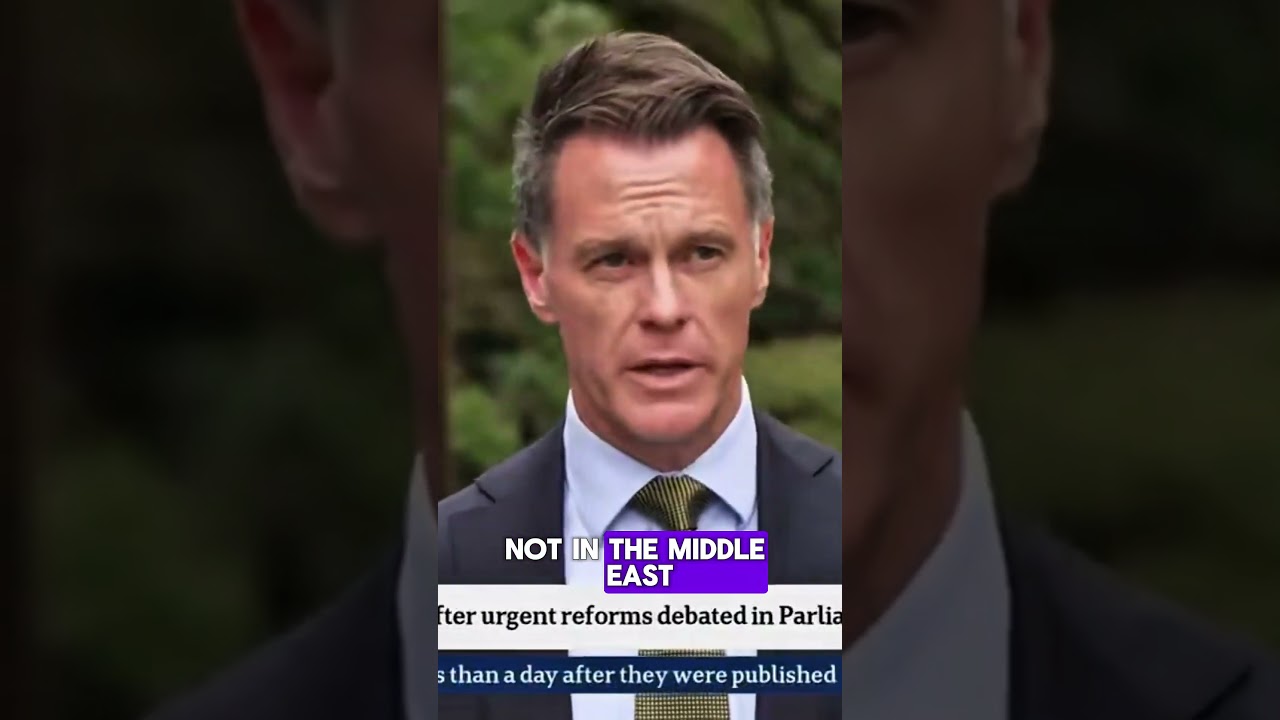 Journalist asking Chris Minns about what the phrase 