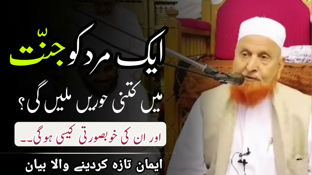 Ek mard ko jannat mein kitni biwiyan milengi? Maulana Makki Al Hijazi Islamic YouTube