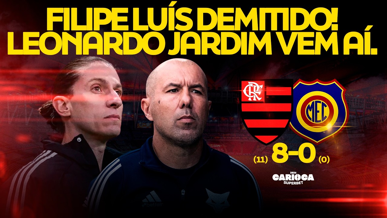 FLAMENGO DEMITE FILIPE LUÍS E LEONARDO JARDIM É AGUARDADO NO NINHO DO URUBU l QUERO A SUA OPINIÃO!
