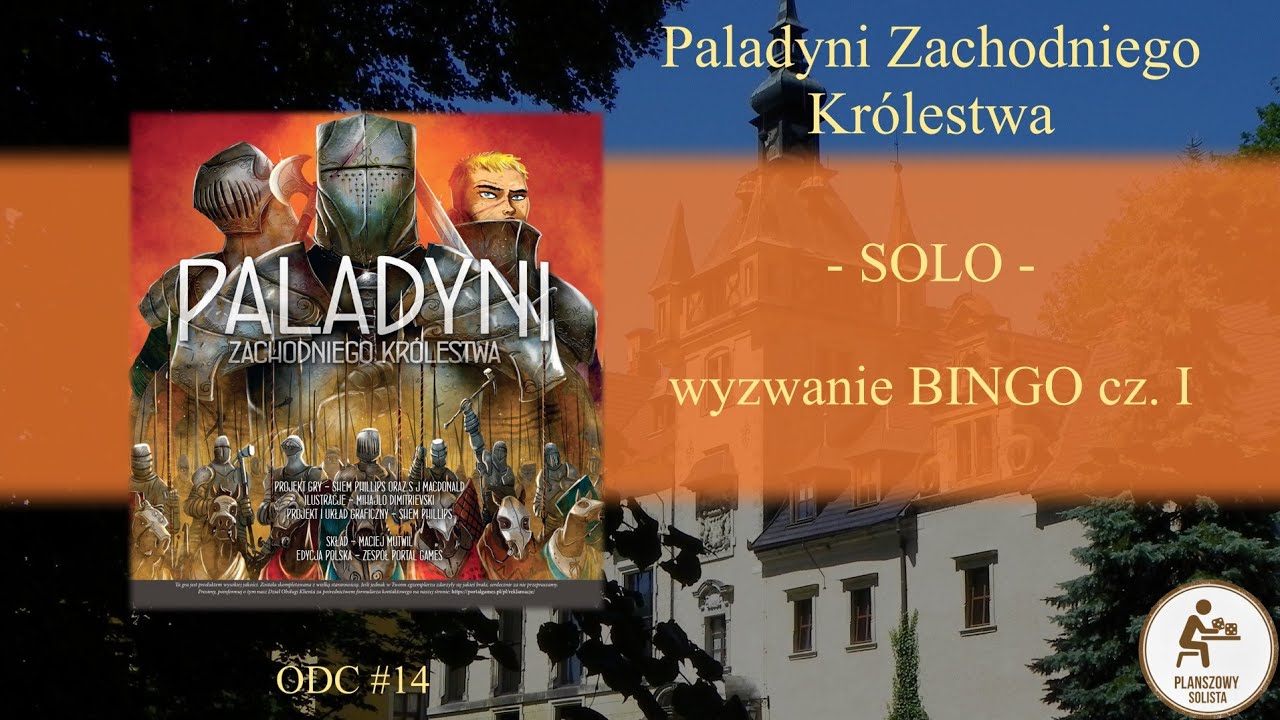 Paladyni Zachodniego Królestwa: wyzwanie bingo część I | pełna rozgrywka solo