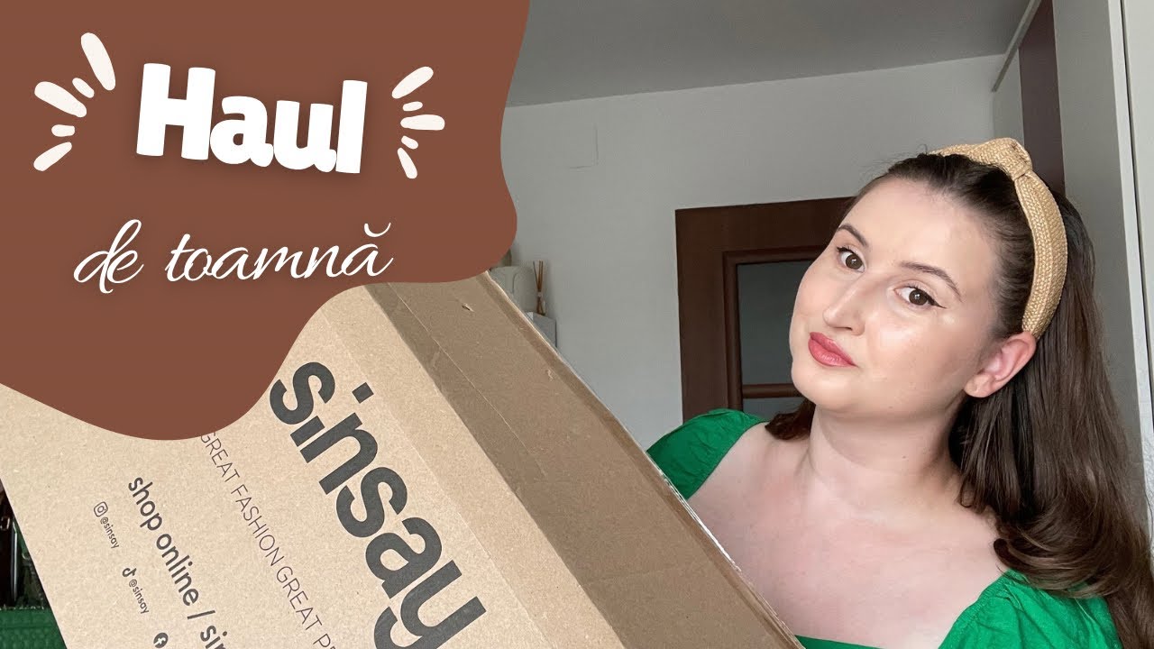 🍂🍁Haul SINSAY 🍁🍂 Noua colecție de toamnă 🍂🍁