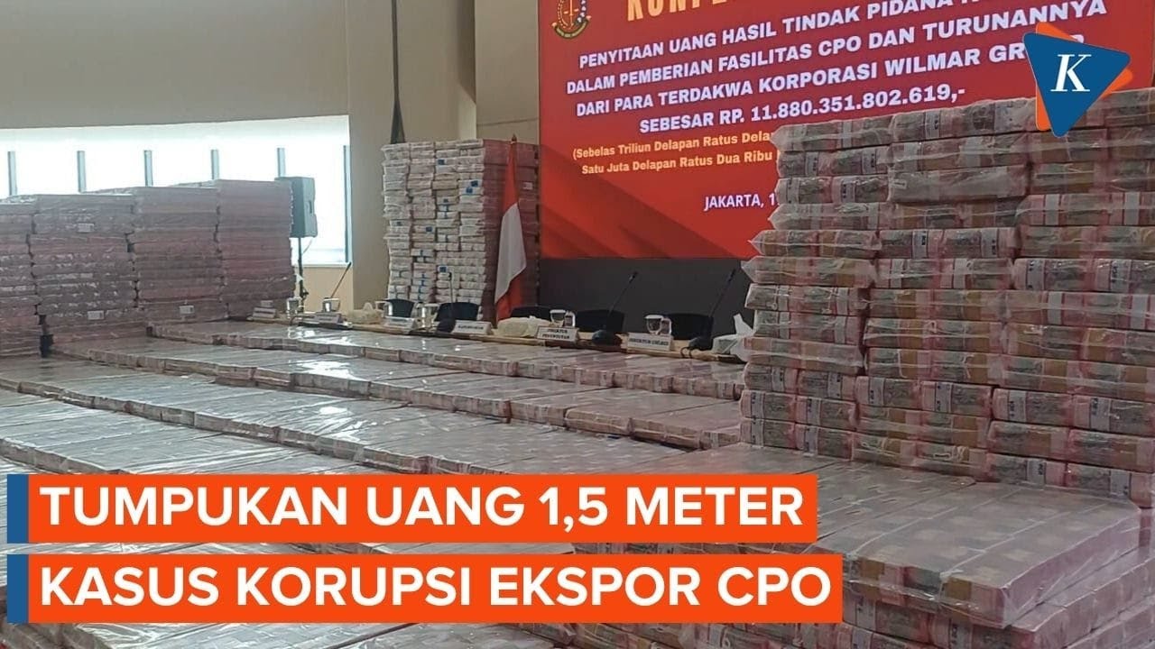 Uang Rp 2 Triliun Bikin Ruangan Kejagung Penuh, Tingginya 1,5 Meter