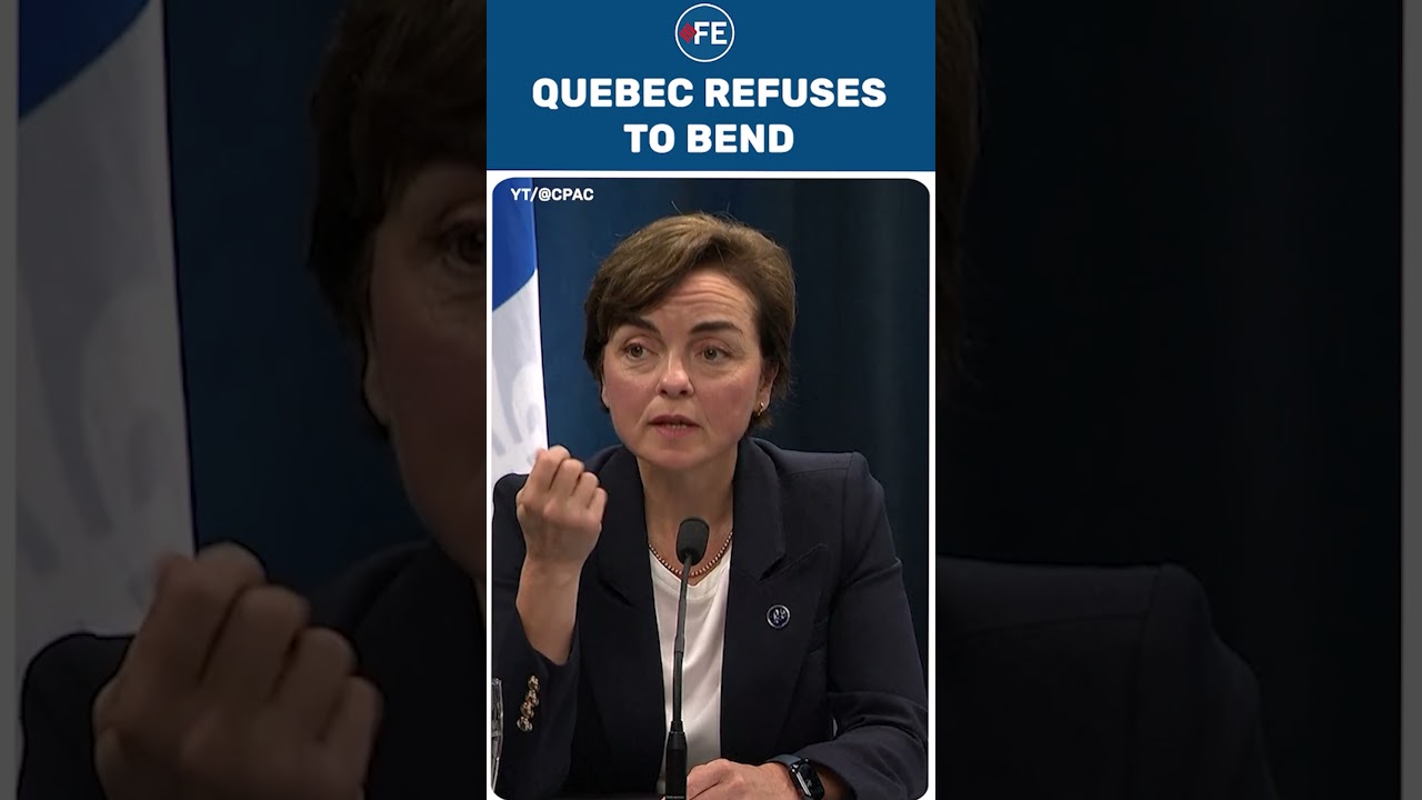 Quebec Takes On Trump Over Tariffs And French Language #shorts