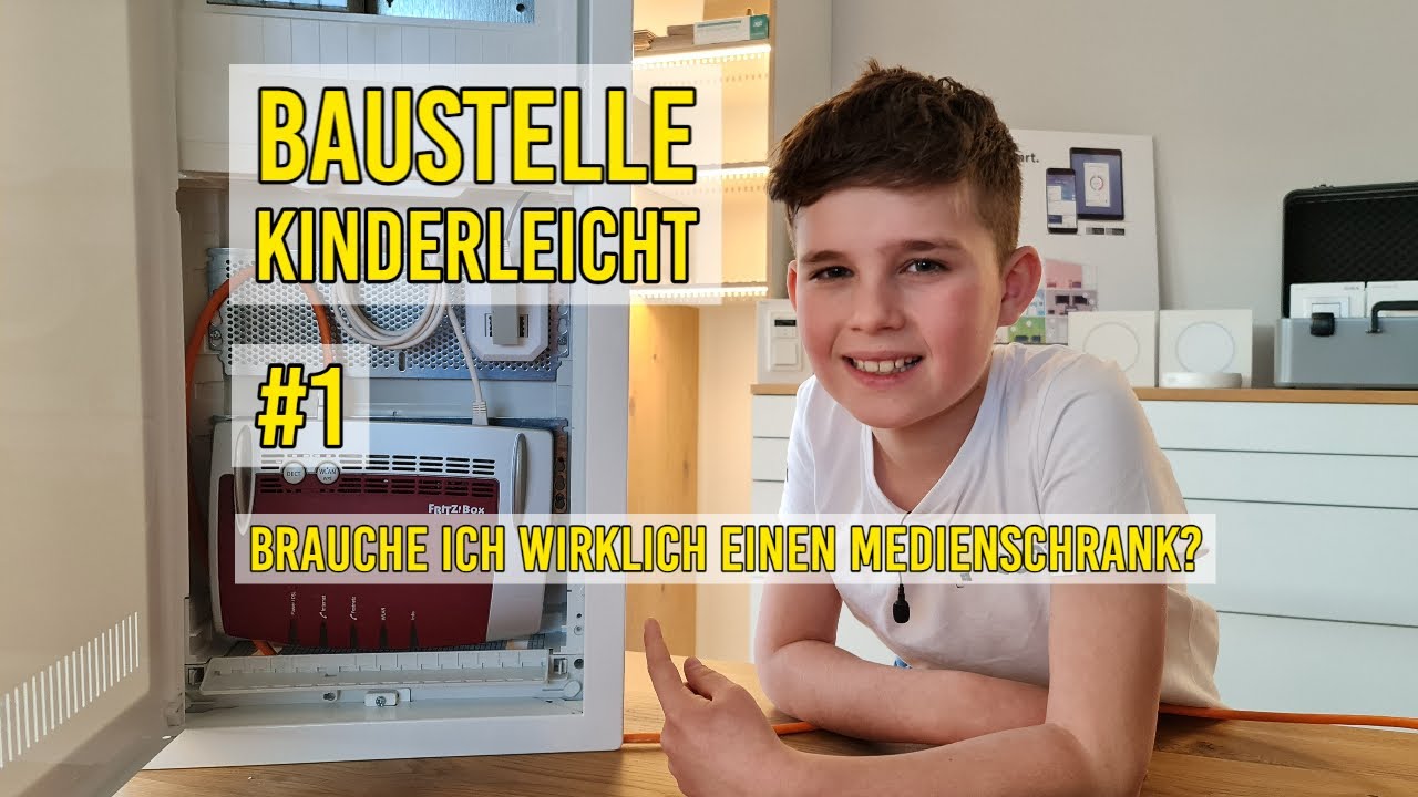 Brauche ich wirklich einen Medienschrank ??? Elektrik mit CAT7 Planen ! | Baustelle Kinderleicht