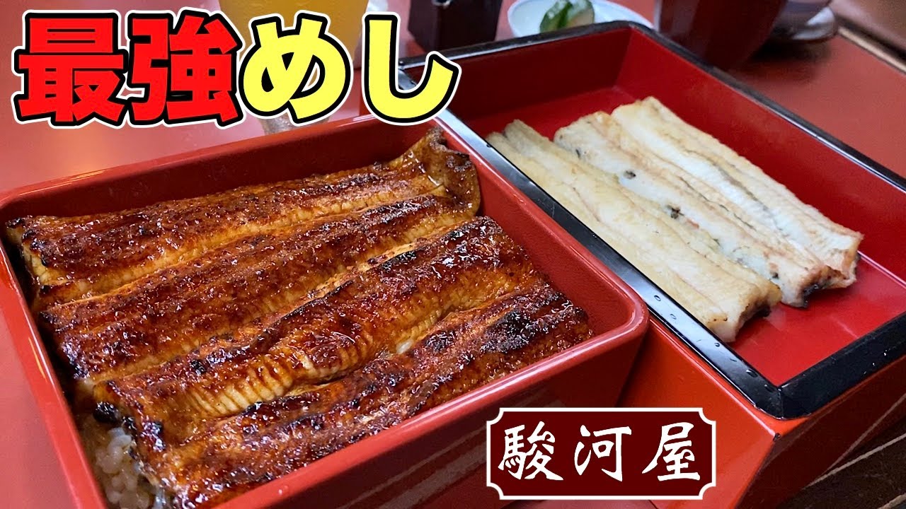 鰻丼と酒【駿河屋】うなぎ白焼きとビール【飯テロ】土用丑の日 unagi