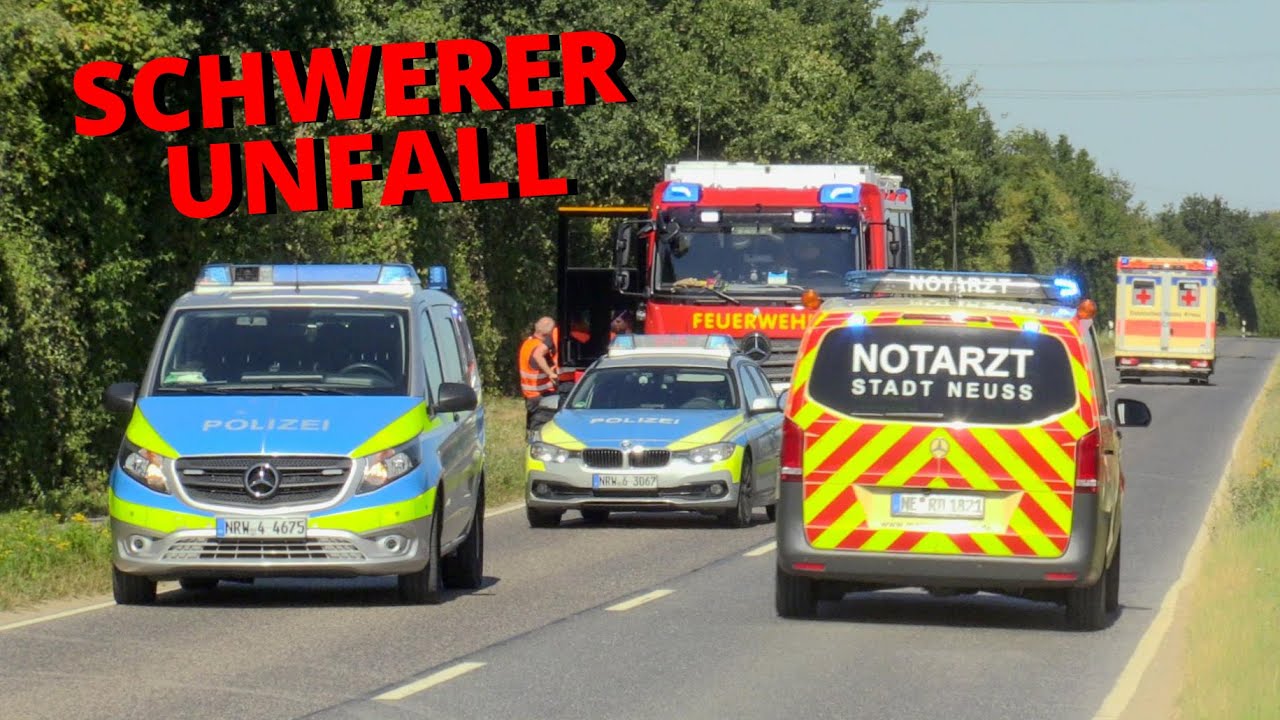 [SCHWERER FAHRRADUNFALL IN DORMAGEN] - Radfahrer wurde von Auto erfasst & schwer verletzt -