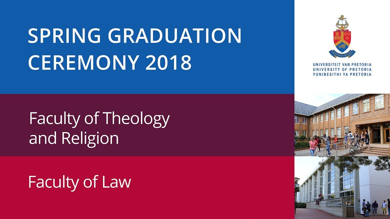 Faculty of Theology and Religion, and Faculty of Law Graduation Live Stream 6 September 2018 15:00