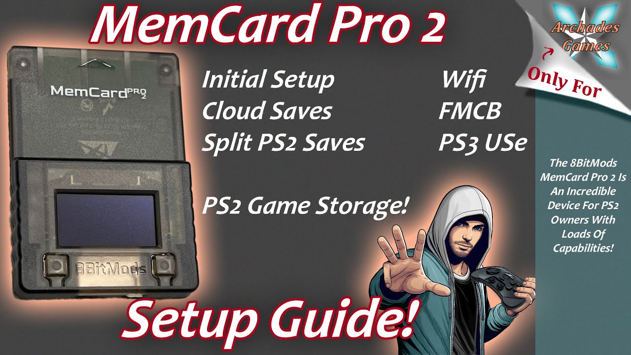 Руководство по настройке MemCard Pro 2 — настройка/Wi-Fi/сохранения в облаке/FMCB/сохранения/PS3/...