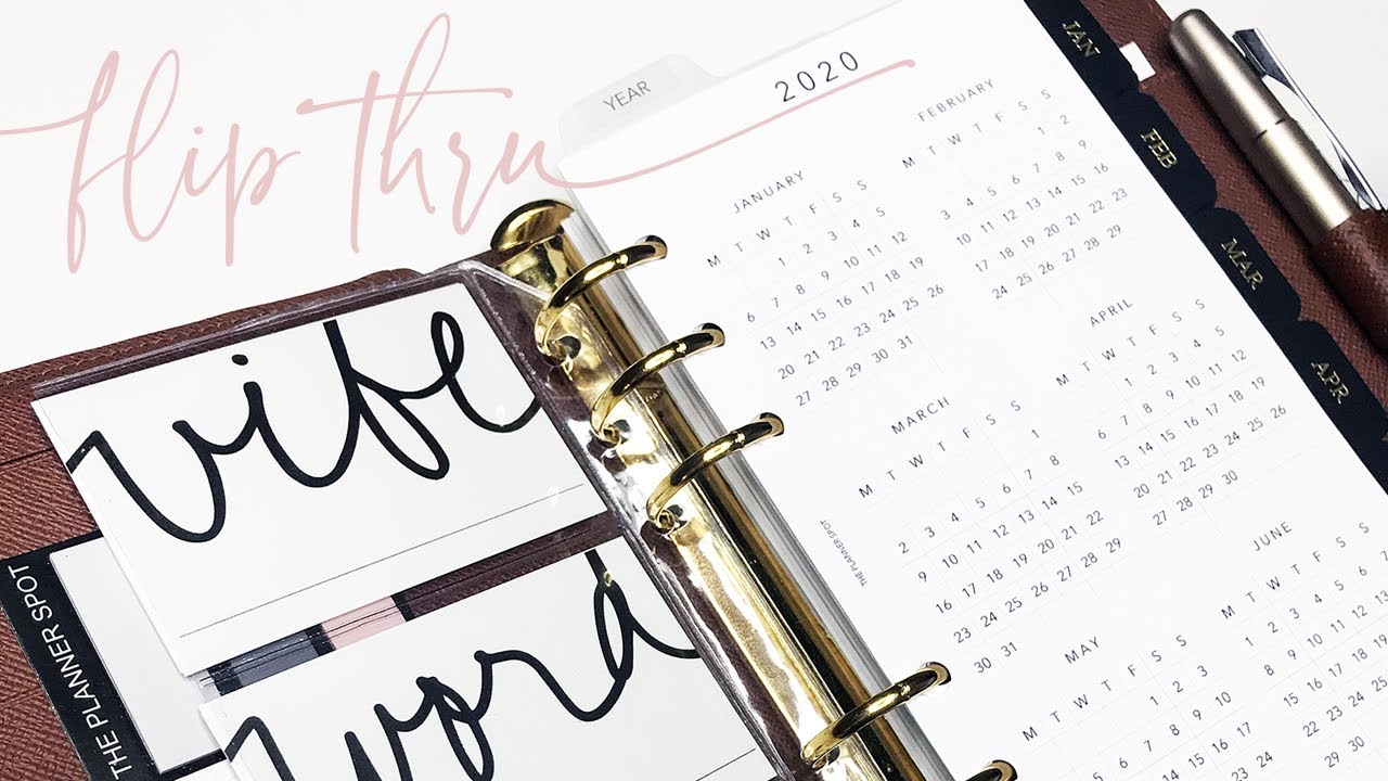 Planner Flip Thru - 2020 Set Up