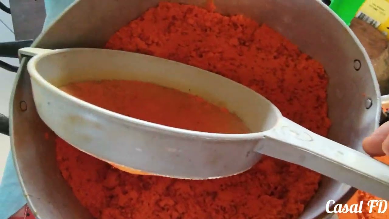 Fazendo colorau cazeiro em casa
