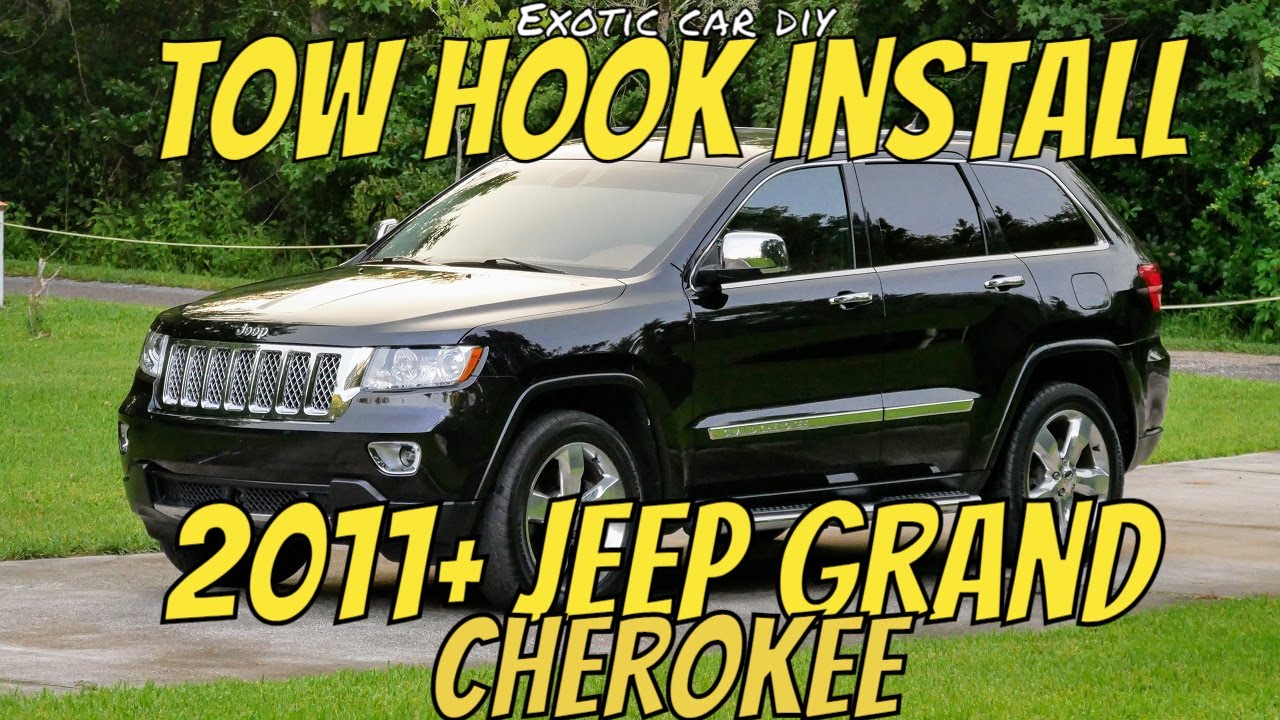 Jeep Grand Cherokee Factory Tow hook install and Bumper Cover removal 2011-13