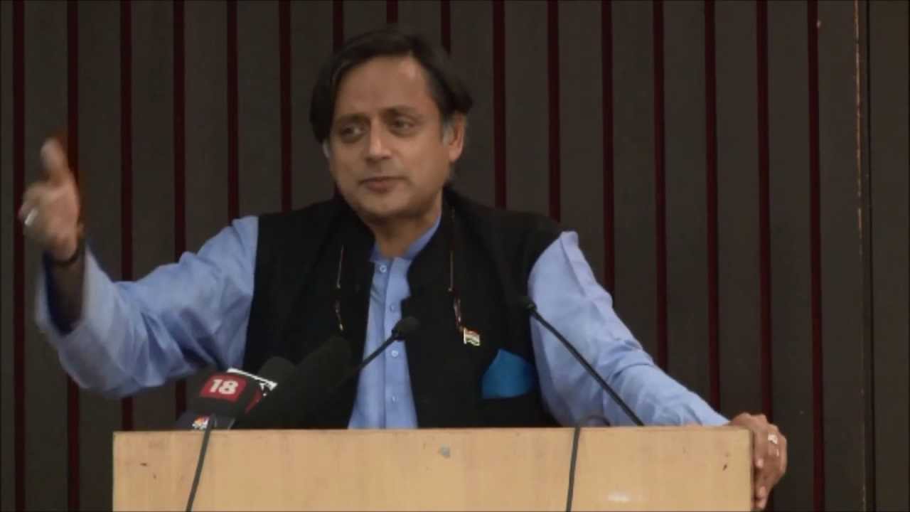Shashi Tharoor's speech on Indian writing, the art of fiction and Boomtown